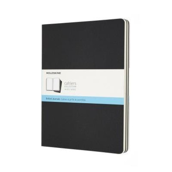 Moleskine Cahier Journal XL Dot Black Pack 3