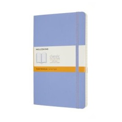Moleskine Notebook Large Ruled Hydrangea Blue Soft