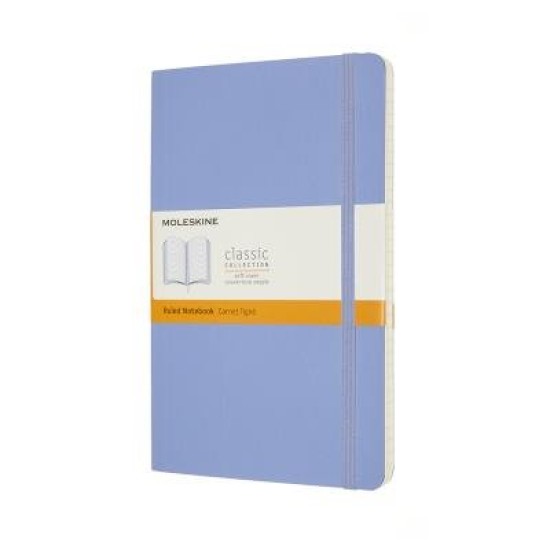 Moleskine Notebook Large Ruled Hydrangea Blue Soft