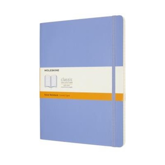 Moleskine Notebook XL Ruled Hydrangea Blue Soft