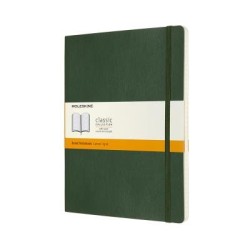 Moleskine Notebook XL Ruled Myrtle Green Soft Moleskine Notebook XL Ruled Myrtle Green Soft