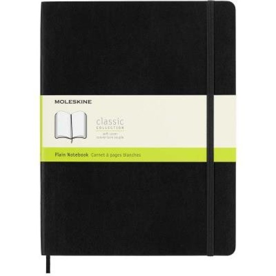 Moleskine Notebook XL Black Soft Cover Plain