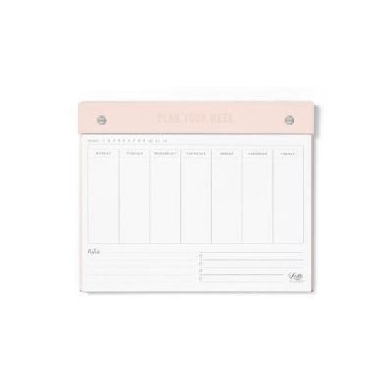 Diaries 2026 Letts Conscious Undated Weekly Planner 250x200mm Rosewater page: 61 