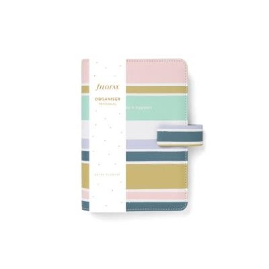 Diaries 2025 Filofax Good Vibes Personal Organiser Stripes Cat Page: 7