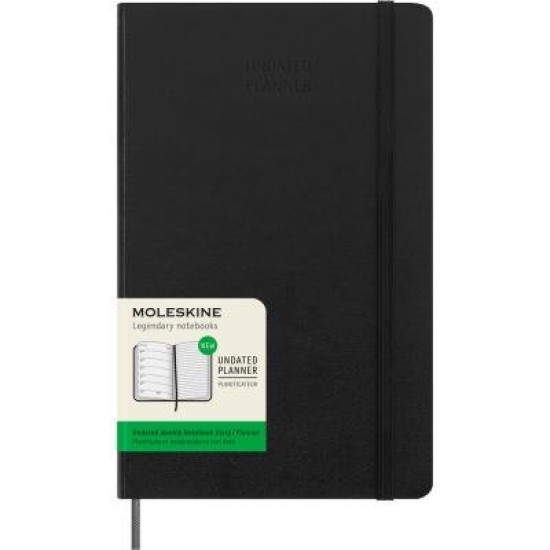 DIARIES 2024 Moleskine Diary Undated Weekly + Notes HC Large Black Page: 36
