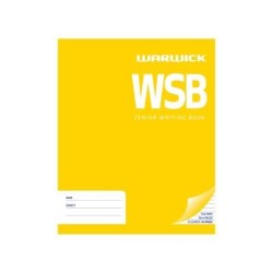 Warwick Senior Writing WSB 40 Leaf Dashed 5mm Ruled 10mm 255x205mm Warwick Senior Writing WSB 40 Leaf Dashed 5mm Ruled 10mm 255x205mm