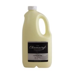 Chromacryl Acrylic Paint Student 2 Litre Pastel Yellow Chromacryl Acrylic Paint Student 2 Litre Pastel Yellow