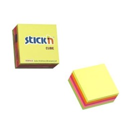 Stick'n Note Cube 51x51mm 250 Sheets Neon Stick'n Note Cube 51x51mm 250 Sheets Neon