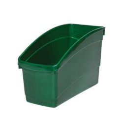 Elizabeth Richards Plastic Book and Storage Tub Dark Green Elizabeth Richards Plastic Book and Storage Tub Dark Green