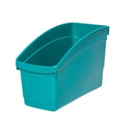 Elizabeth Richards Plastic Book and Storage Tub Turquoise Elizabeth Richards Plastic Book and Storage Tub Turquoise