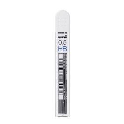 Uni Mechanical Pencil Leads 0.5 HB Pk12 Uni Mechanical Pencil Leads 0.5 HB Pk12