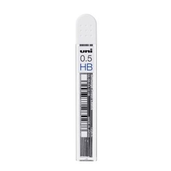 Uni Mechanical Pencil Leads 0.5 HB Pk12