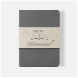 Ciak Mate 12 x 17 cm Lined Notebook Grey Ciak Mate 12 x 17 cm Lined Notebook Grey