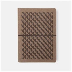 Ciak Vogue 12 x 17 cm Lined Notebook Coffee 3D Ciak Vogue 12 x 17 cm Lined Notebook Coffee 3D