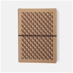 Ciak Vogue A5 Lined Notebook Tan 3D Ciak Vogue A5 Lined Notebook Tan 3D
