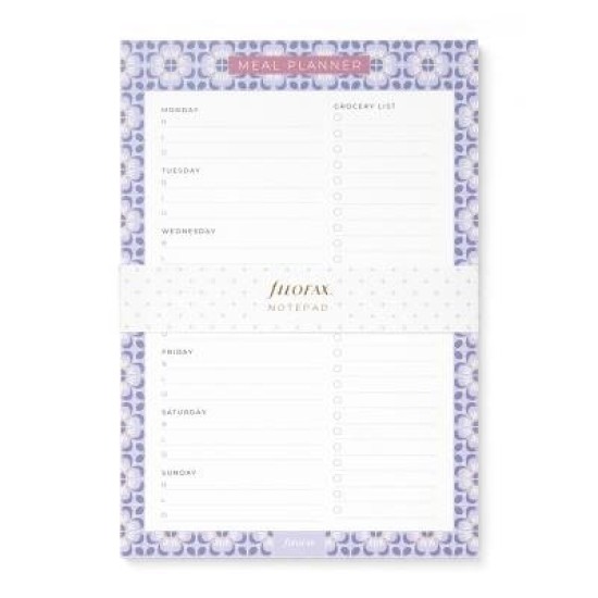 Filofax Mediterranean Meal Planner Notepad (with magnet)