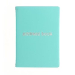 Letts Dazzle A6 Address Book Turquoise