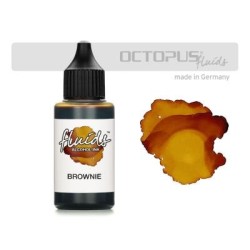 Octopus Fluids Alcohol Ink Brownie Brown 30ml Octopus Fluids Alcohol Ink Brownie Brown 30ml
