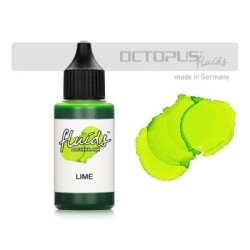 Octopus Fluids Alcohol Ink Lime Green 30ml Octopus Fluids Alcohol Ink Lime Green 30ml