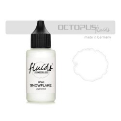 Octopus Fluids Alcohol Ink Opak Snowflake White 30ml Octopus Fluids Alcohol Ink Opak Snowflake White 30ml