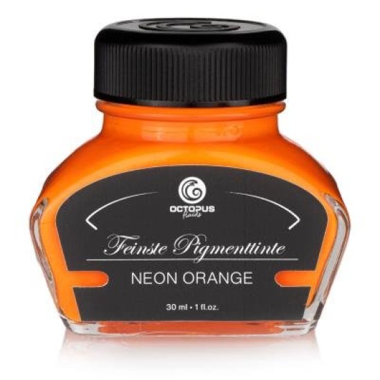 Octopus Fluids Highlighter Ink Fluorescent Neon Orange 30ml