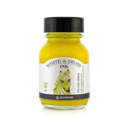 Octopus Fluids Write and Draw Ink 380 Yellow Zebra 50ml Octopus Fluids Write and Draw Ink 380 Yellow Zebra 50ml
