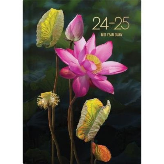 Collins Diary Mid Year A5 Day Per Page Fashion Floral (NEW)