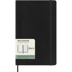 Moleskine Diary 18M Weekly + Notes Soft Cover Large Black Moleskine Diary 18M Weekly + Notes Soft Cover Large Black