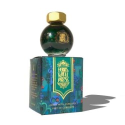 FWP Fountain Pen Ink Ferritales Green with Curiosity 20ml FWP Fountain Pen Ink Ferritales Green with Curiosity 20ml