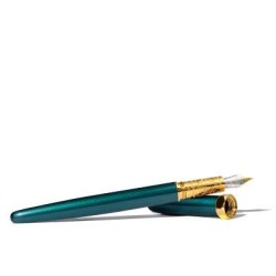 FWP Fountain Pen Bijou Printmaker's Teal Fine FWP Fountain Pen Bijou Printmaker's Teal Fine