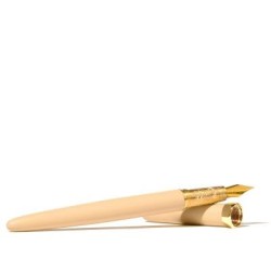 FWP Fountain Pen Brush Majestic Maple Syrup Gold Nib Fine FWP Fountain Pen Brush Majestic Maple Syrup Gold Nib Fine