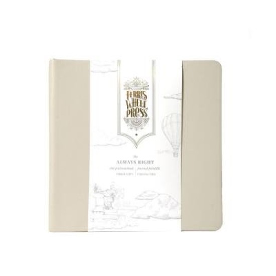 FWP Notebook The Always Right B6 Wide Dotted Pebble Grey