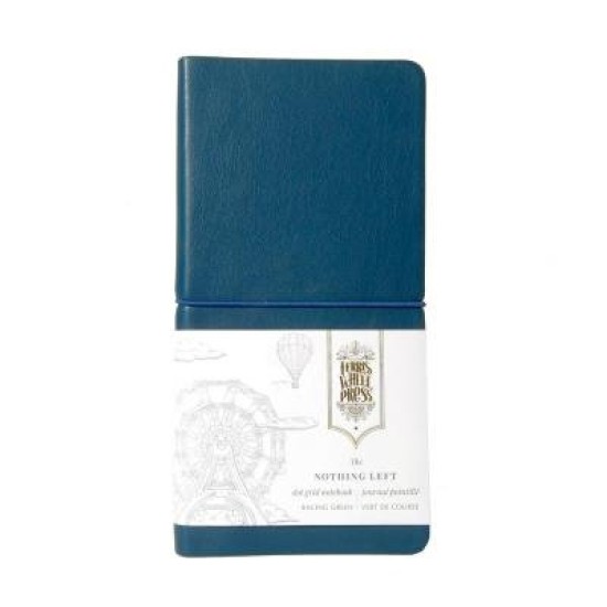 FWP Notebook The Nothing Left A5 Slim Dotted Racing Green
