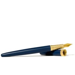 FWP Fountain Pen Brush Crystal Blue Legacy Gold Nib Medium FWP Fountain Pen Brush Crystal Blue Legacy Gold Nib Medium