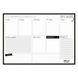 Pukka Carpe Diem Weekly Planner Pad Black Pukka Carpe Diem Weekly Planner Pad Black