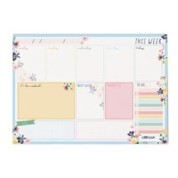 Pukka Carpe Diem Weekly Planner Pad Ditzy Floral Pukka Carpe Diem Weekly Planner Pad Ditzy Floral