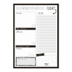 Pukka Carpe Diem Daily Planner Pad Black Pukka Carpe Diem Daily Planner Pad Black