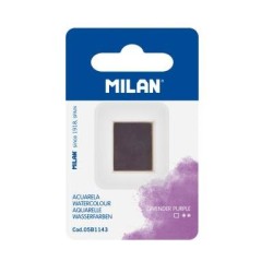Milan Watercolour Paint Half Pan Refill Lavender Purple Milan Watercolour Paint Half Pan Refill Lavender Purple