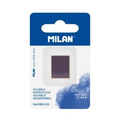 Milan Watercolour Paint Half Pan Refill Navy Blue Milan Watercolour Paint Half Pan Refill Navy Blue