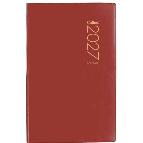 DIARIES 2027 Collins Diary A71P Red 2027 page: 42
