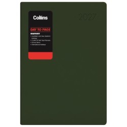 DIARIES 2027 Collins Diary Rhapsody A51 Day To Page Racing Green 2027 page: 18