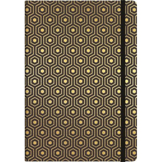 DIARIES 2027 Collins Diary A5 Undated Day Per Page Foil Geometric page: 37