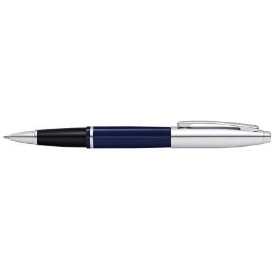 Cross Calais Chrome and Blue Lacquer Rollerball