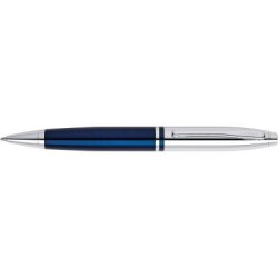 Cross Calais Chrome and Blue Lacquer Ballpoint Cross Calais Chrome and Blue Lacquer Ballpoint