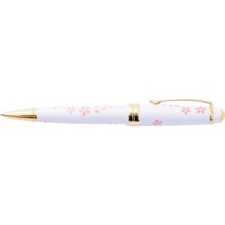 Cross Bailey Light Cherry Blossom Glossy White Resin Ballpoint with Gold Trim Cross Bailey Light Cherry Blossom Glossy White Resin Ballpoint with Gold Trim
