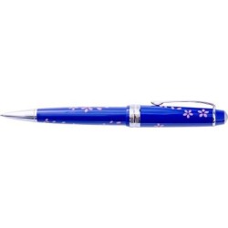 Cross Bailey Light Cherry Blossom Glossy Blue Resin Ballpoint with Chrome Trim Cross Bailey Light Cherry Blossom Glossy Blue Resin Ballpoint with Chrome Trim