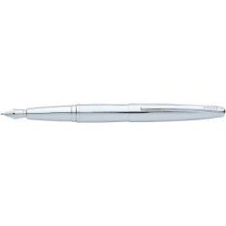 Cross ATX Polished Chrome Medium Nib Fountain Pen Cross ATX Polished Chrome Medium Nib Fountain Pen