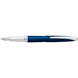 Cross ATX Translucent Blue Lacquer Fine Nib Fountain Pen Cross ATX Translucent Blue Lacquer Fine Nib Fountain Pen