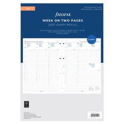 DIARIES 2027 Filofax Refill Classic Week To View With Appointments Vertical A4 ML 2027 page: 8