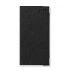 DIARIES 2027 Letts of London Diary Connoisseur Slim Week to View English Black 2027 page: 11